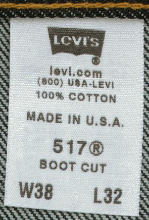  Levi's 00517 Made in USA