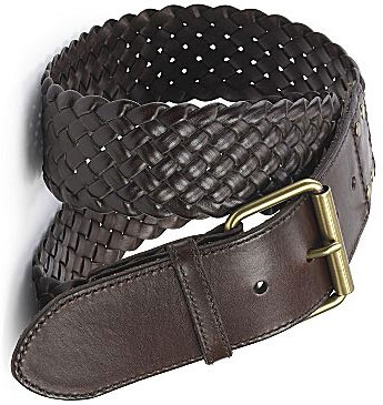 Ремень женский A. L. Woven Roller Buckle